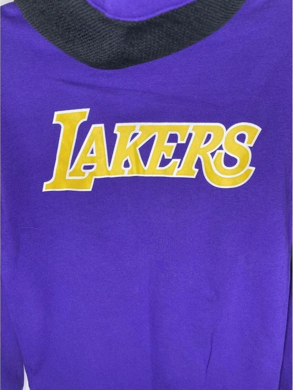 Nike Los Angeles Lakers NBA Dri-FIT Zip Hooded Jacket Purple 75 Size M 10-12